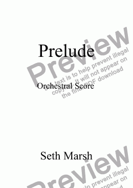 page one of Prelude