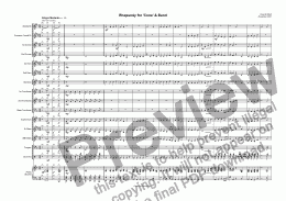 page one of Rhapsody for ’Cone’ & Band