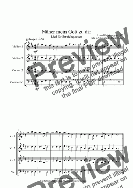 page one of Näher mein Gott zu dir