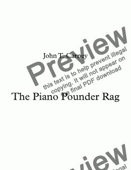 page one of The Piano Pounder