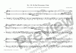 page one of Nr.: 13b  Es Dur Triossonate 2 Satz