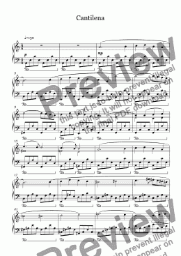 page one of Cantilena