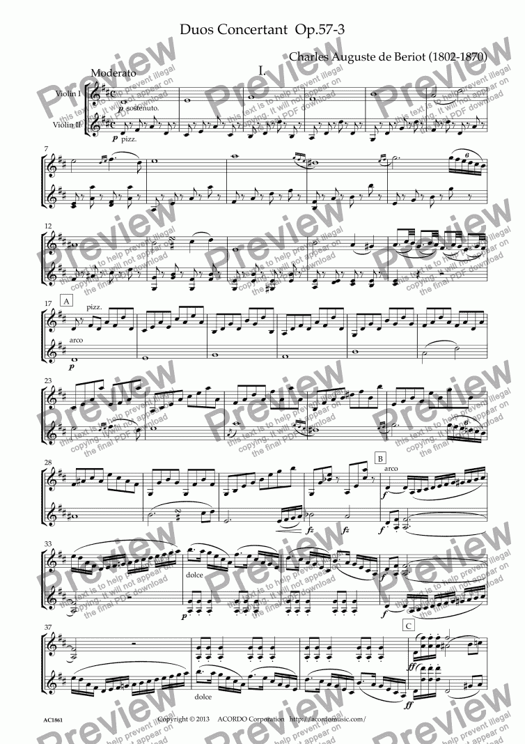 Duos Concertant Op 57 3 Download Sheet Music Pdf File