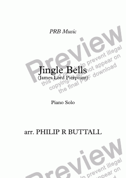 page one of Jingle Bells (Piano Solo)