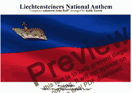 page one of Liechtensteiners National Anthem for Brass Quintet (MFAO World National Anthem Series)