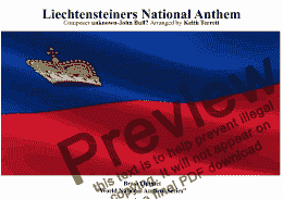 page one of Liechtensteiners National Anthem for Brass Quintet (World National Anthem Series)