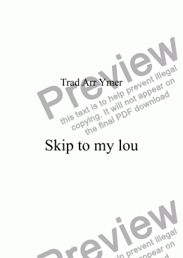 page one of Skip to my lou