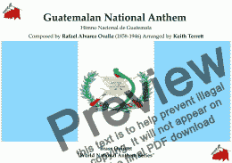 page one of Guatemalan National Anthem for Brass Quintet (World National Anthem Series)