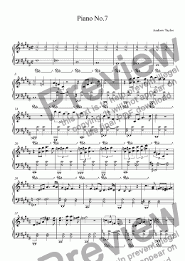 page one of Piano No.7