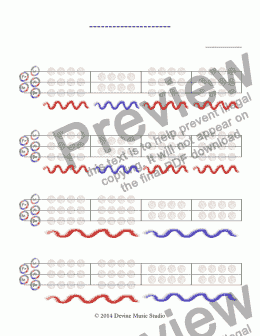 page one of Cradle Song (Composition Template)