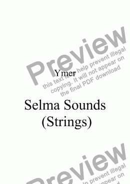 page one of Selma Sounds (Strings)