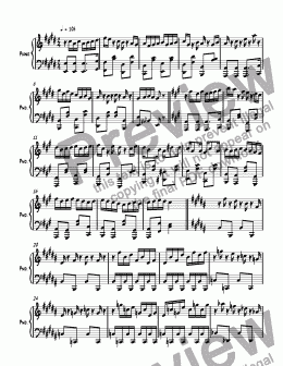 page one of Ragtime #139 in E Major, Op. 288