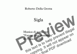 page one of Sigla