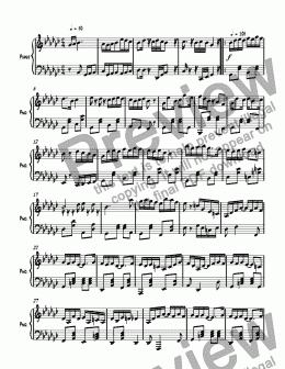 page one of Ragtime #142 in G Flat Major, Op. 296