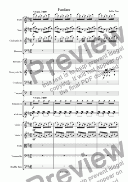 page one of Fanfare