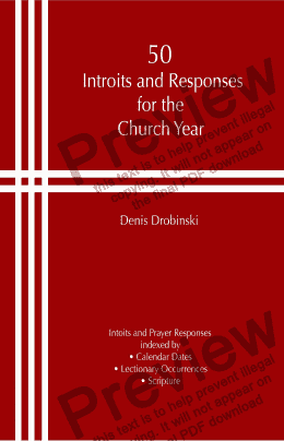 page one of 50 Introits and Responses for the Church Year
