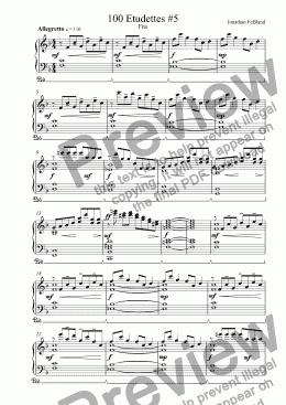 page one of 100 Etudettes #5