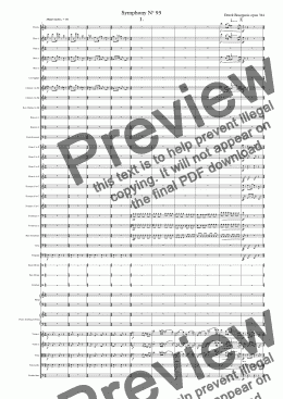 page one of Symphony No 95 1st movt