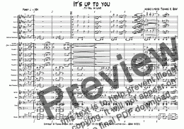 page one of It’s up to you (to fall in love) - Big band