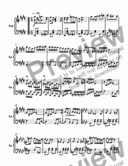 page one of Ragtime #147 in E Major