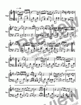 page one of Ragtime #149 in B Flat Major