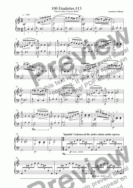 page one of 100 Etudettes #13