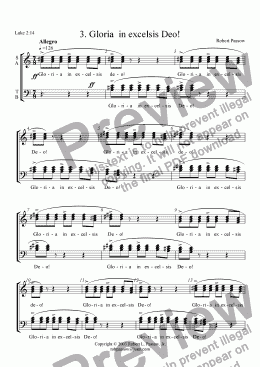 page one of Videamus: 3. Gloria in Excelsis Deo