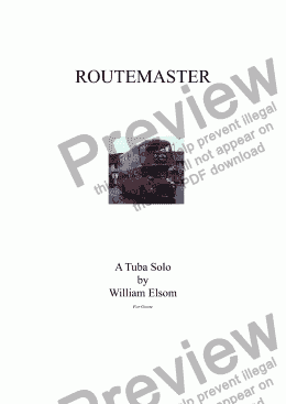 page one of (BRASS BAND) Routemaster