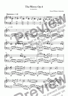 page one of The Waves Op.4