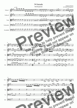 page one of 54.Intrade Streichquintett