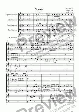 page one of Sonata (Speer)