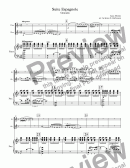 page one of Suite Espagnole No. 1