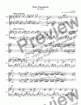 page one of Suite Espagnole No. 3