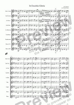 page one of In Excelsis Gloria