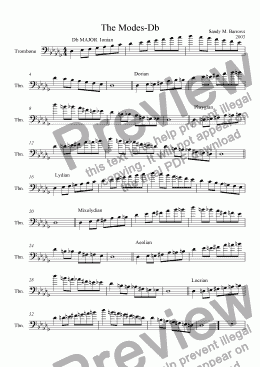 page one of The Modes-Db