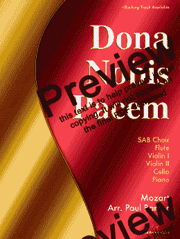 page one of Dona Nobis Pacem