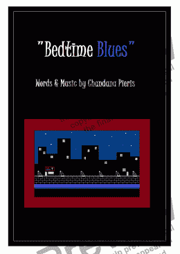 page one of Bedtime Blues