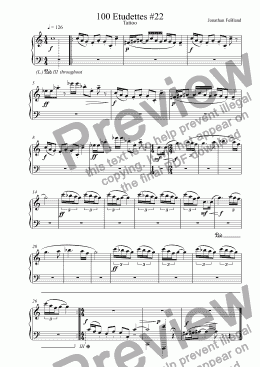 page one of 100 Etudettes #22