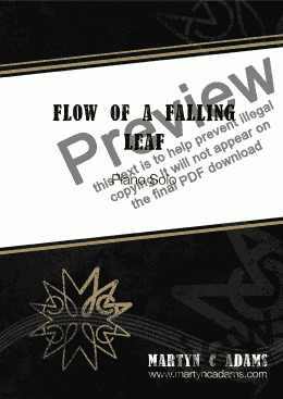 page one of Flow of a falling leaf