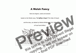 page one of A Welsh Fancy