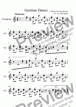 page one of German Dance
