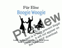 page one of Für Elise Boogie Woogie for Bb Clarinet & Piano (Keith Terrett Jazz for Wind Series)