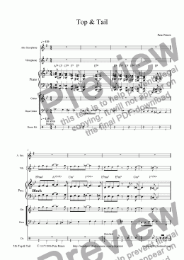 page one of Top & Tail (Jazz 6tet)