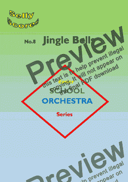 page one of EASIER SCHOOL ORCHESTRA SERIES 8 Jingle Bells