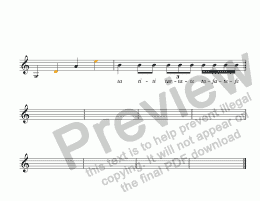 page one of Violin notation worksheet