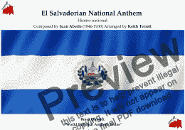 page one of El Salvadorian National Anthem (Himno nacional) for Brass Quintet (World National Anthem Series)