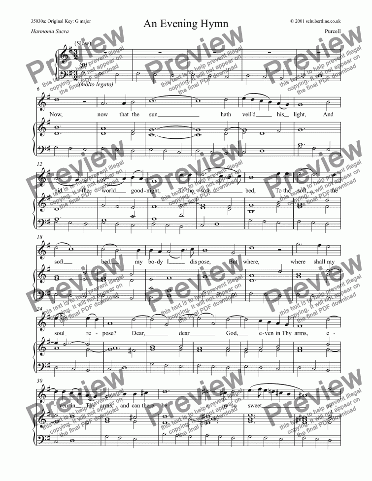 evening-hymn-download-sheet-music-pdf-file