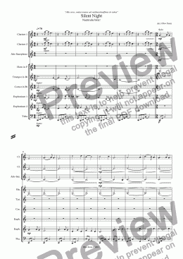 page one of Silent Night