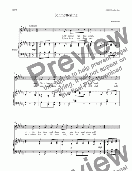 page one of Schmetterling Op.79 no.2
