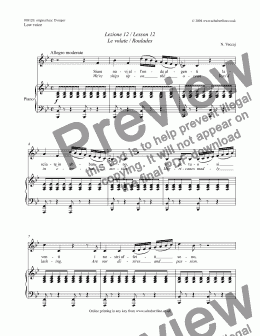 page one of Lezione 12 / Lesson 12 Le volate / Roulades